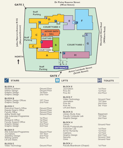 City Campus site map 20-09-18